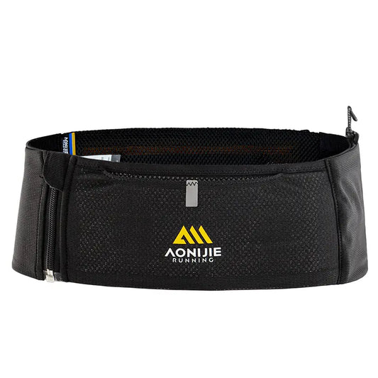 Aonijie W8122 Running BLACK WAIST BELT BAG - LARGE