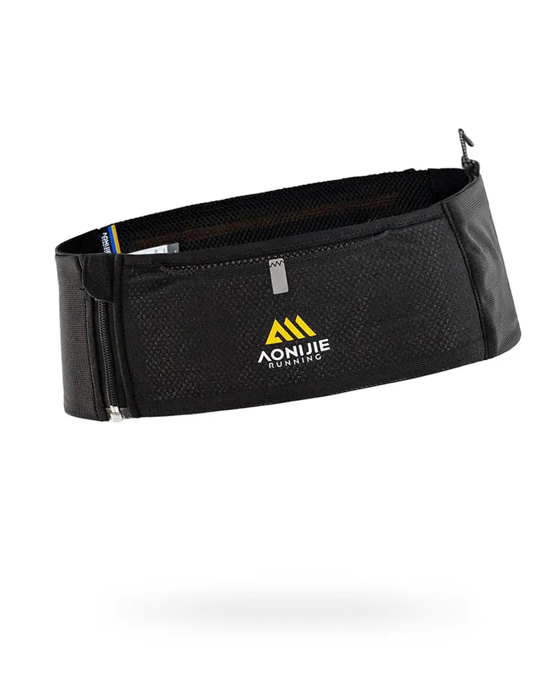 Aonijie W8122 Running BLACK WAIST BELT BAG - LARGE