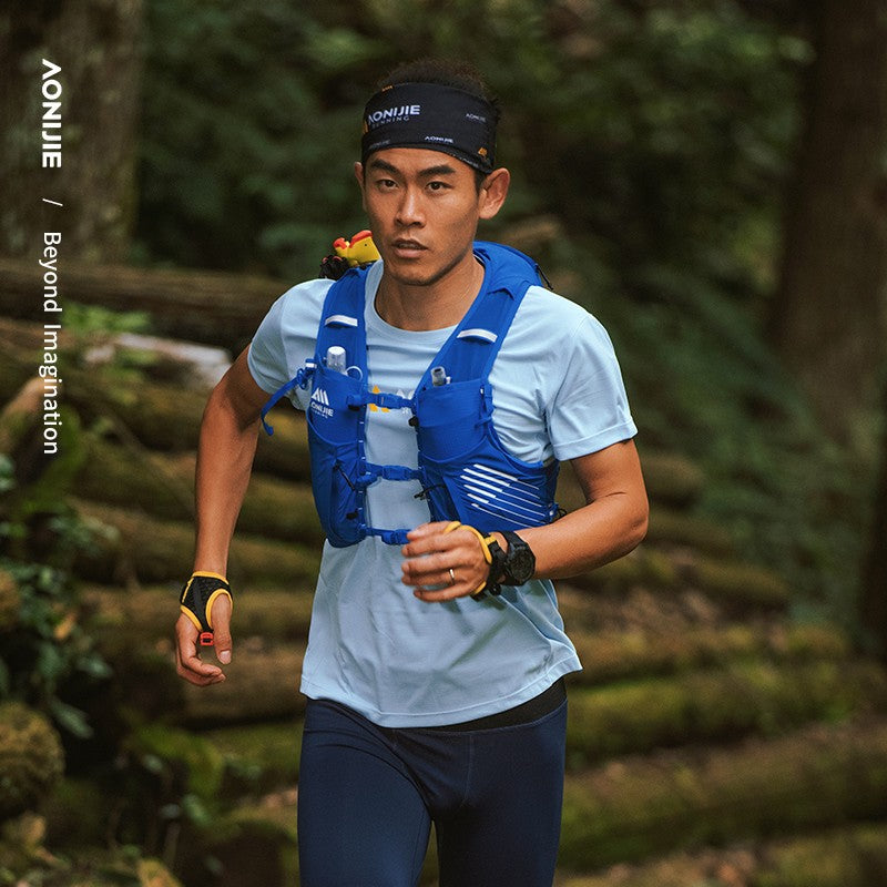 AONIJIE C9116 Sport Hydration Running Vest Backpack 10L - BLUE LARGE