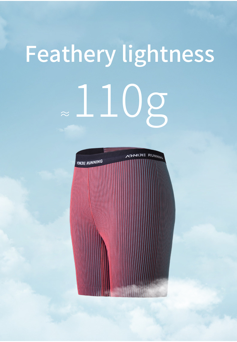 Aonijie FW5177 Running Sports COMPRESSION SHORTS for Women -- RED LARGE