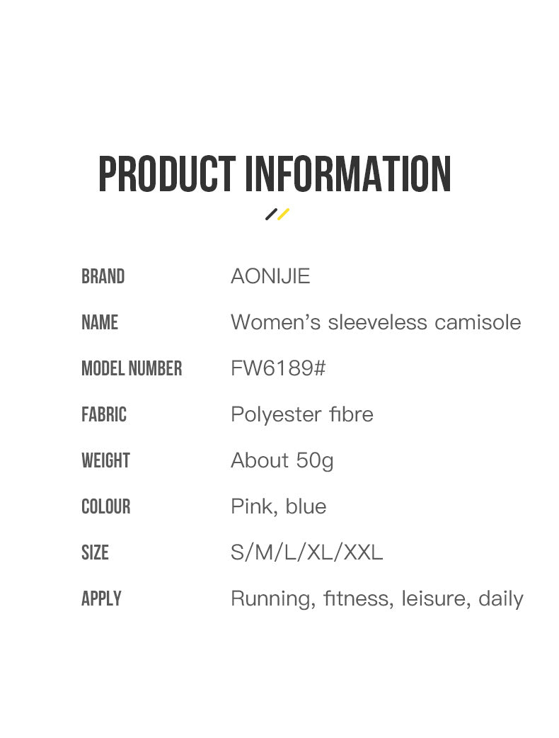 AONIJIE FW6189 Quick Drying Breathable Running Sleeveless Vest for Women- PINK