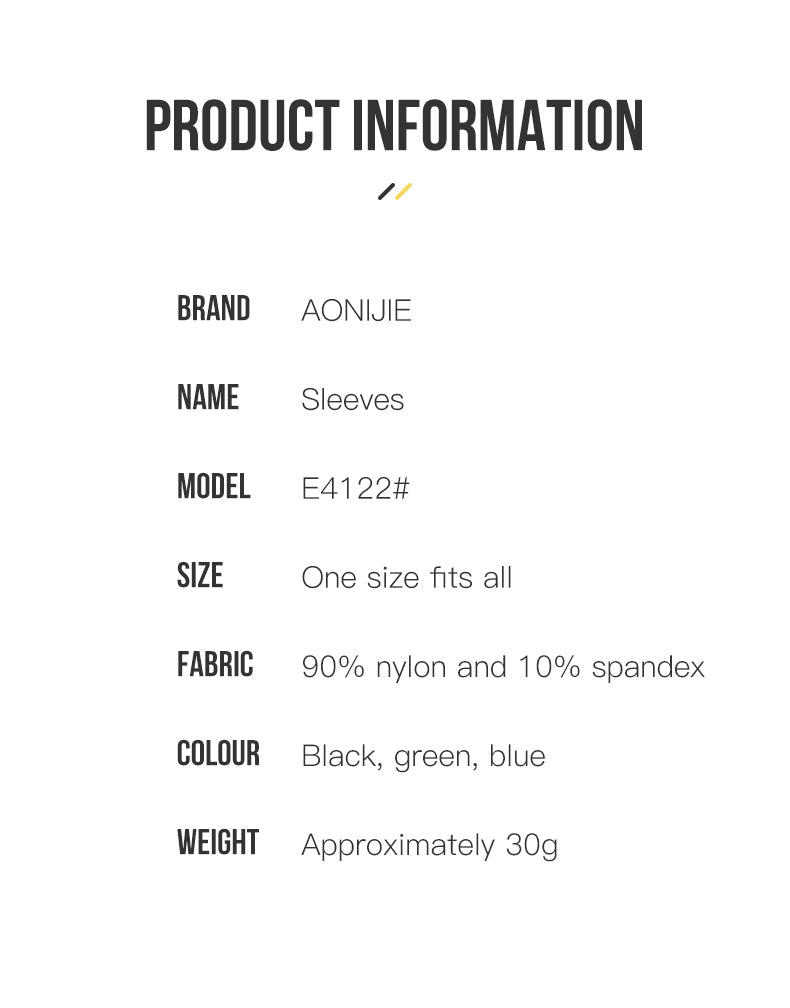 AONIJIE E4122 Running Cycling UV Sun Protection Arm Sleeves - GREEN