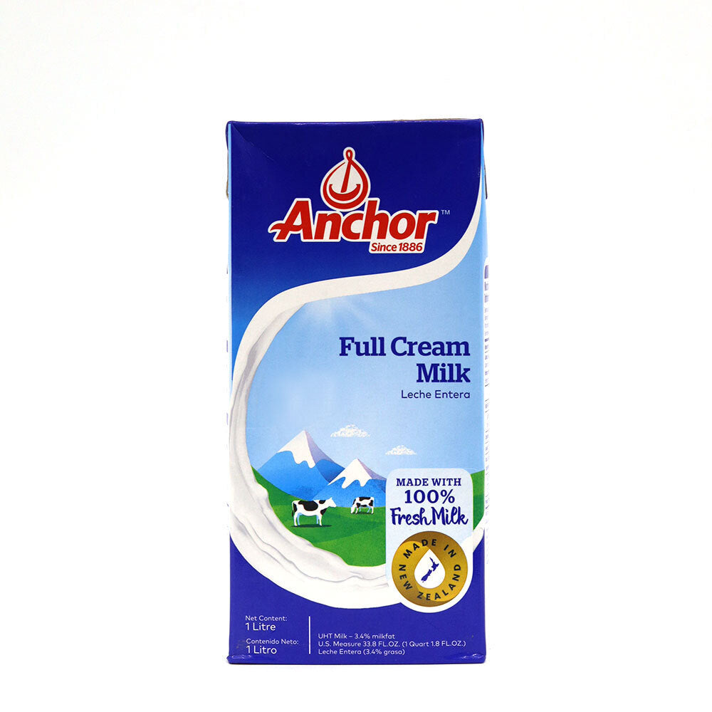 Anchor FULL CREAM MILK 1 Liter x 12