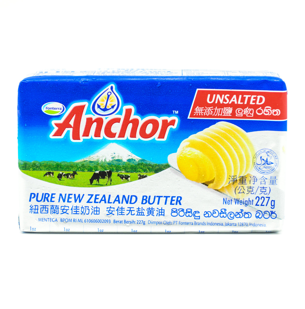 Anchor UNSALTED BUTTER 227g x 40
