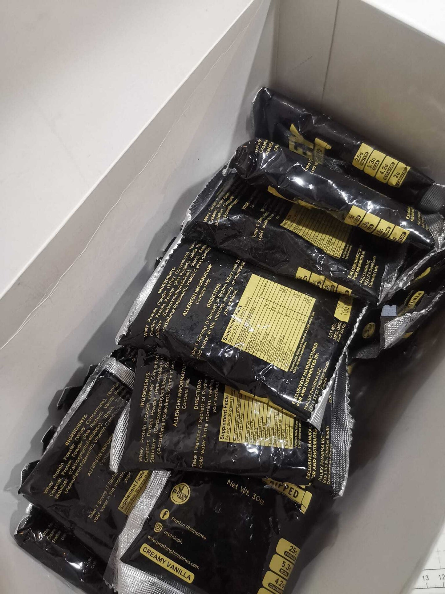 Prothin WHEY PROTEIN RIPPED MILK CHOCOLATE 1.8kg 60 sachets