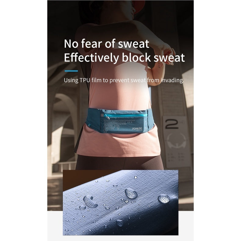 Aonijie Water Resistant RUNNING BELT - GRAY