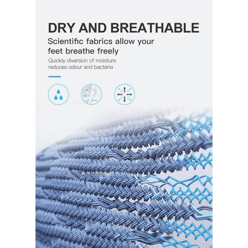 Aonijie MID CALF TOE SOCKS - BLUE LARGE