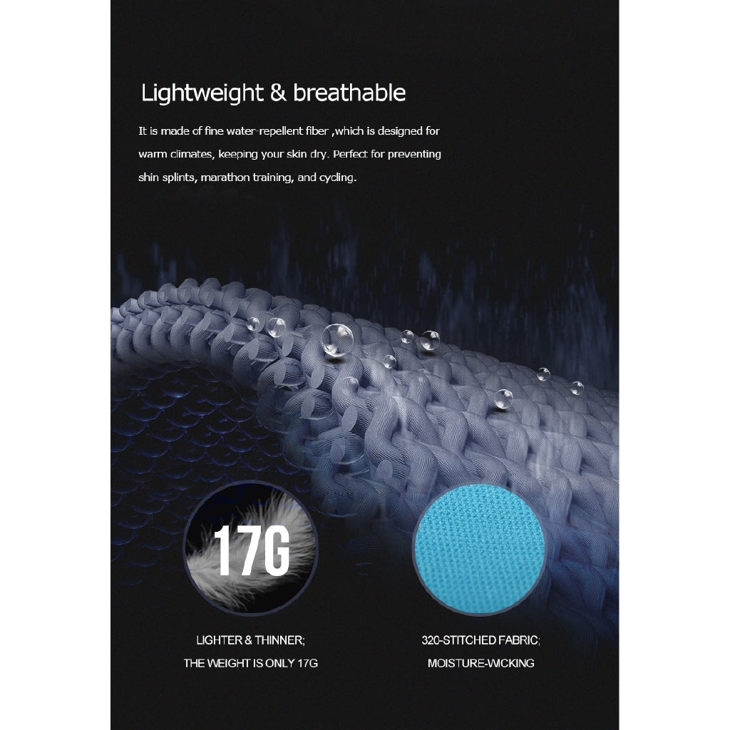 Aonijie CALF COMPRESSION LEG SLEEVES - BLACK LARGE