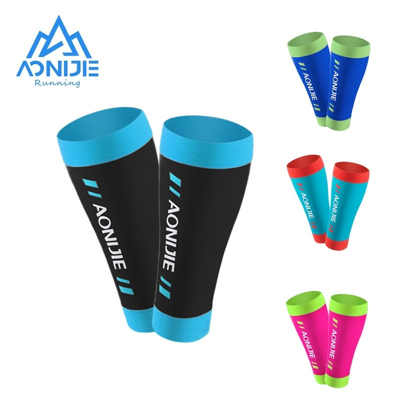 Aonijie CALF COMPRESSION LEG SLEEVES -  LAKE BLUE SMALL