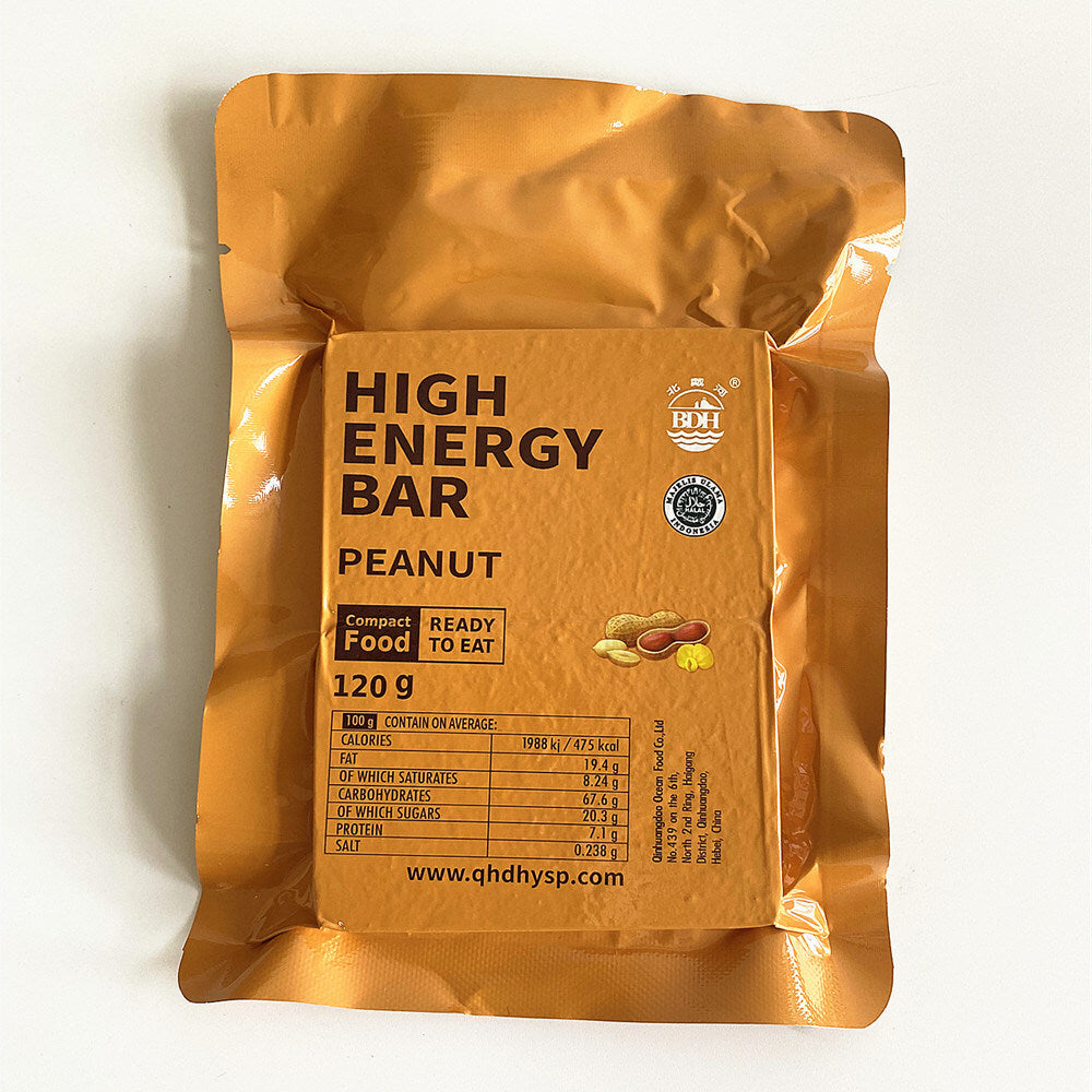 High Energy Bar 120g - Exp. Date August 2043 - PEANUT