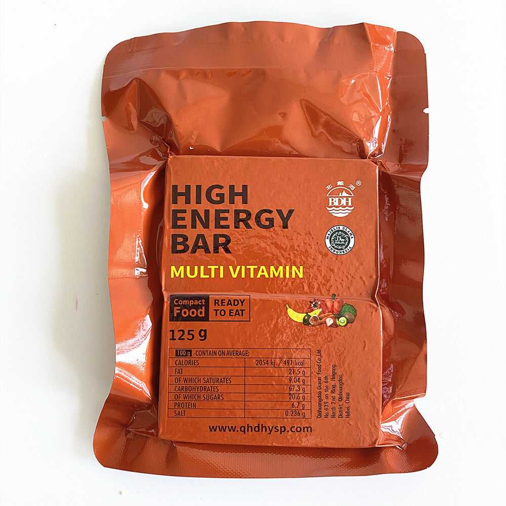 High Energy Bar 125g - Exp. Date June 2043 - MULTI VITAMIN