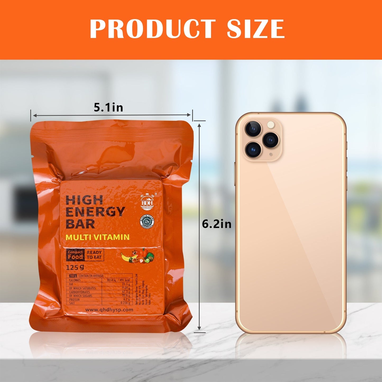 MULTI VITAMIN High Energy Bar 125g - Exp. Date June 2044
