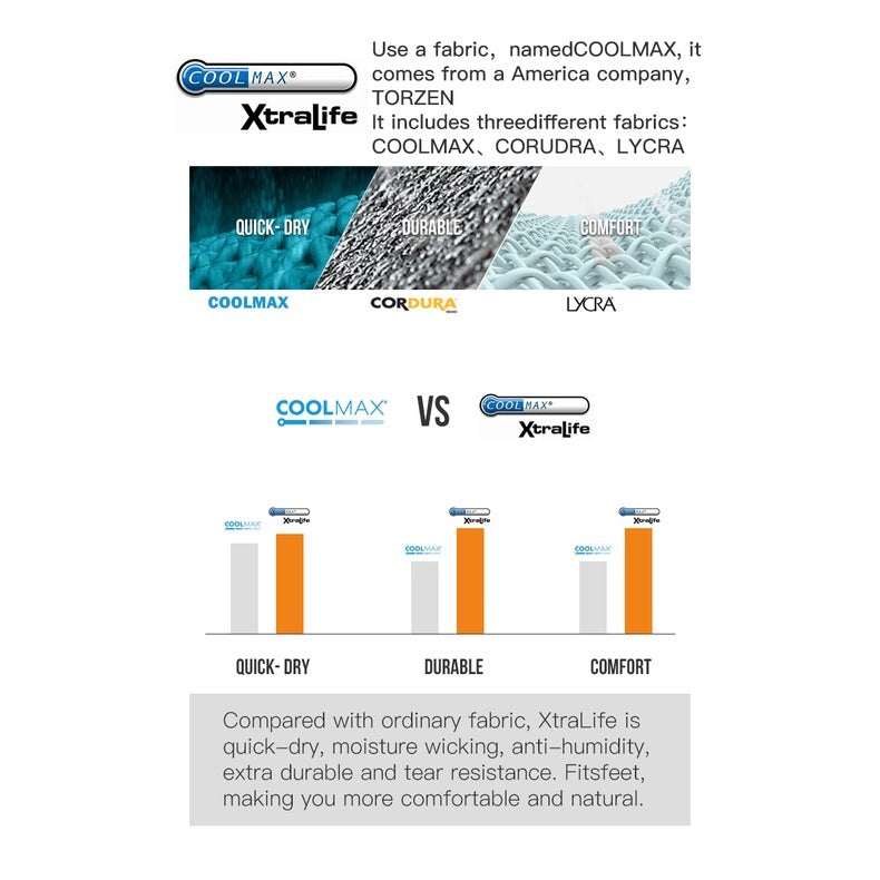 Aonijie COOL MAX TOE SOCKS E4830 3 pairs - MEDIUM