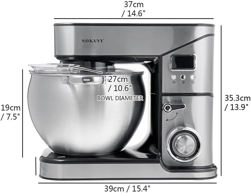 Sokany 10L STAND MIXER 2000W