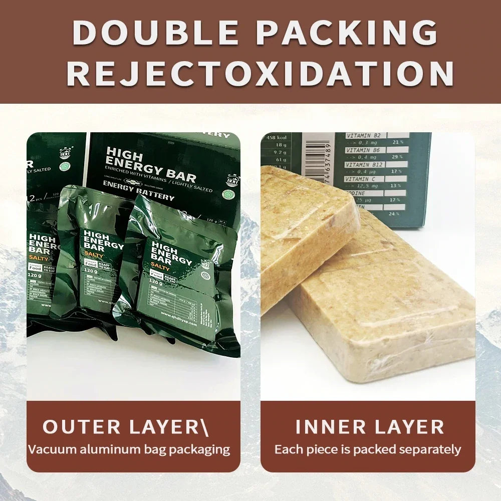 High Energy Bar 120g x 12pcs (1 Box) - Exp. Date April 2045 - SALTY