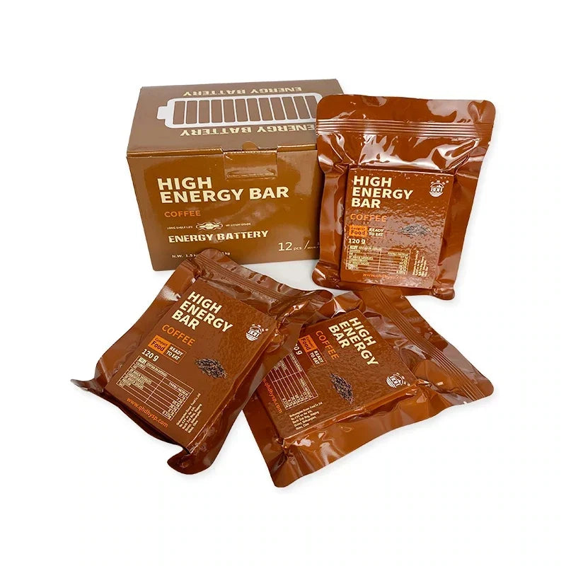 HIGH ENERGY BAR - coffee (120g x 12pcs - 1box) Exp. October 2043 - Gives rapid energy source!