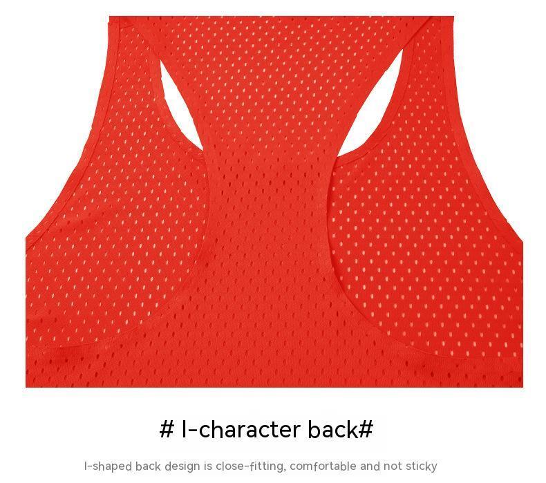 Sportex Ultra Light 61G Seamless Quick Dry Running Singlet for Men & Women - RED