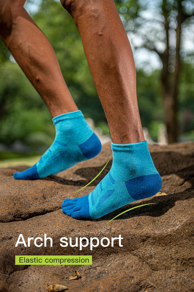 Aonijie E4838 Running TOE SOCKS 3 Pairs - LARGE