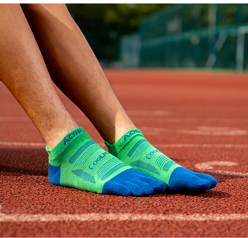 Aonijie  E4837 Low-Cut Running TOE SOCKS 3 Pairs - MEDIUM