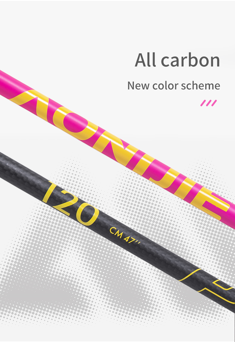2 pcs Aonijie E4214 Carbon Fiber TREKKING POLE 120cm - PINK