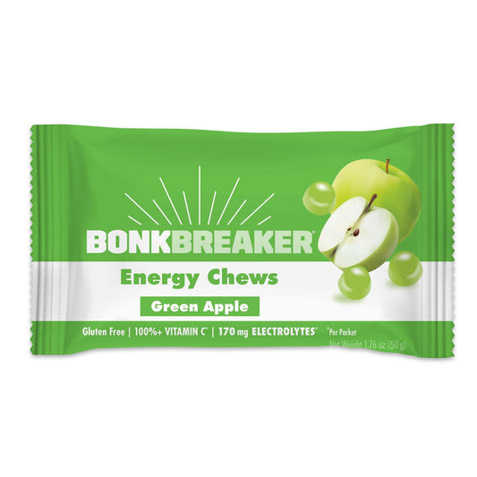 BonkBreaker Electrolytes GREEN APPLE Energy Chews - 8ct. Packet