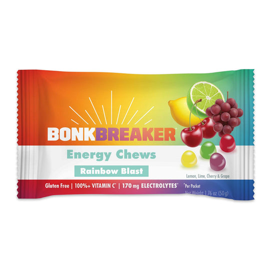 BonkBreaker Electrolytes RAINBOW BLAST Energy Chews - 8ct. Packet