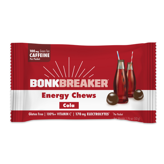 BonkBreaker Electrolytes COLA W/ CAFFEINE Energy Chews - 8ct. Packet