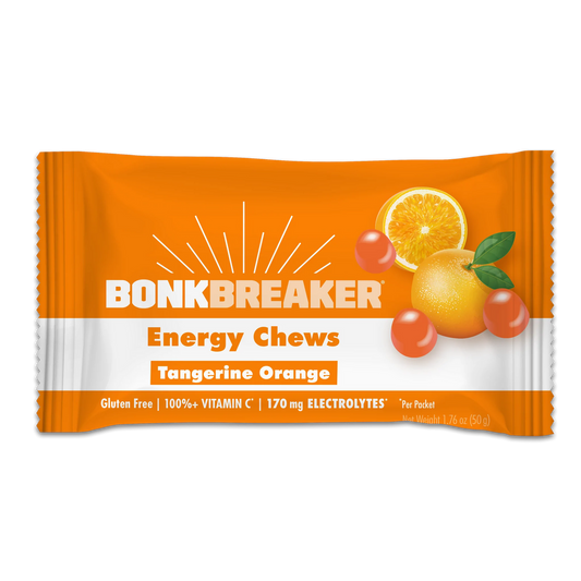 BonkBreaker Electrolytes TANGERINE ORANGE Energy Chews - 8ct. Packet