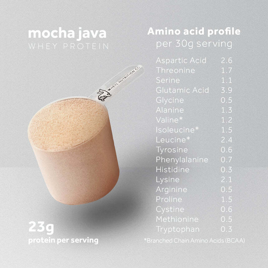 Wheyl JUST WHEY PROTEIN MOCHA JAVA 1lb (454g) - 15 servings