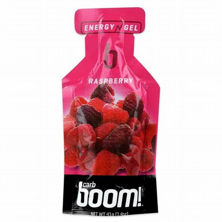 Carb Boom! Energy Gels 24 Pack - Raspberry