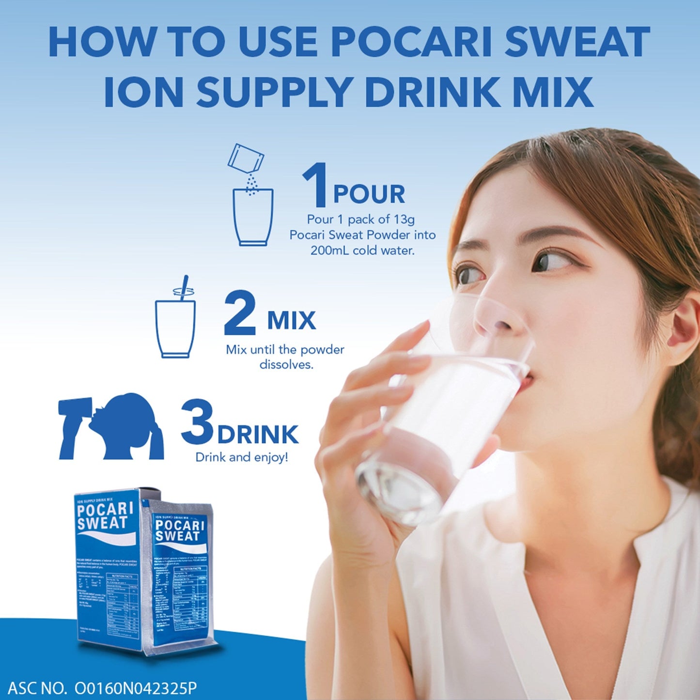 13g Sachet x 5pcs - Pocari Sweat Powder NOW IN SACHET - 13G SACHET X 5 PCS