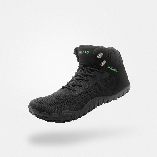 Saguaro Vitality V Barefoot Minimalist Hiking Shoes - BLACK
