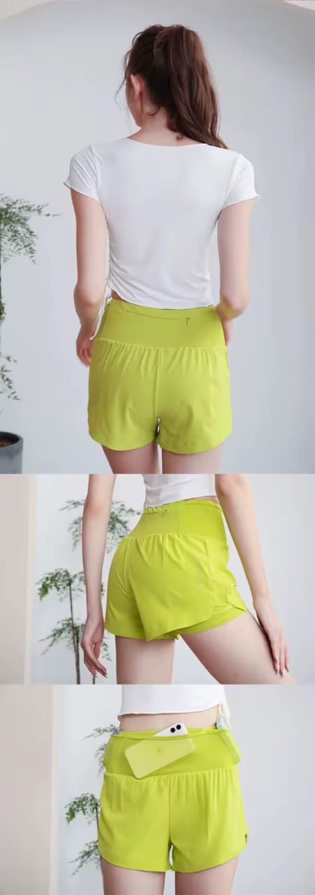 Quick-Drying Breathable Comfortable Fitness RUNNING SHORTS for WOMEN ES10801