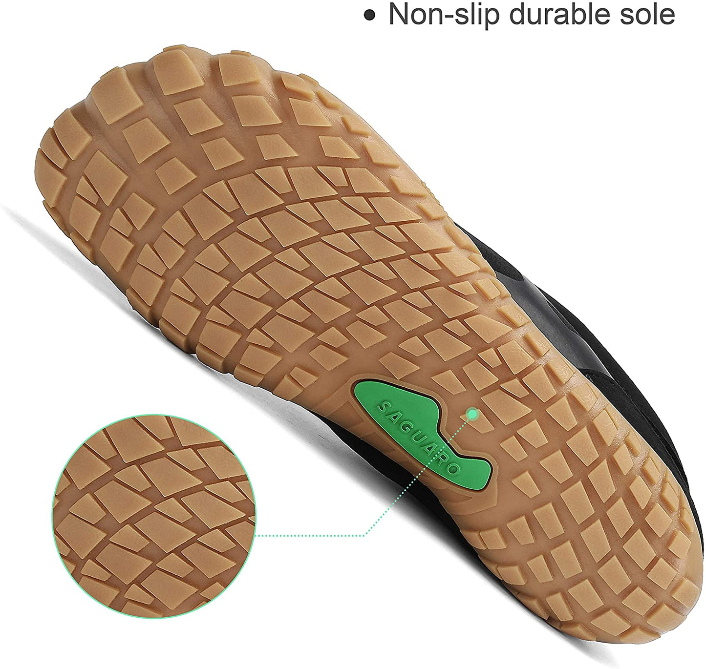 Saguaro Vitality III Minimalist Running Shoes (Barefoot) - KHAKI