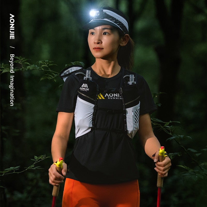 2 pcs Aonijie E4212 Full Carbon Fiber Trekking Pole 120cm - Black/Red