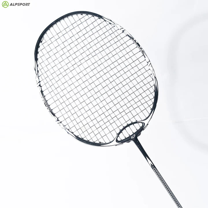ALPSPORT 4U/G5 22-32LBS Carbon Fiber Badminton Racket ZY-BLACK