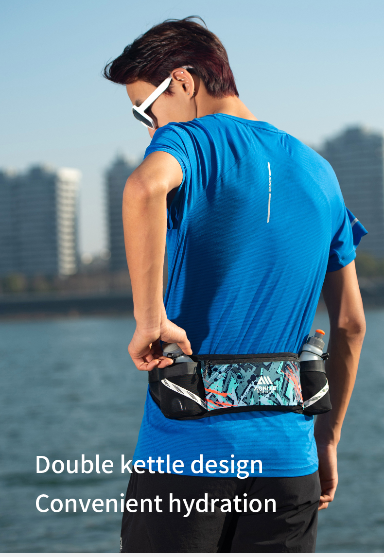 Aonijie W8125 SPORTS RUNNING BELT WAIST BAG - ORANGE