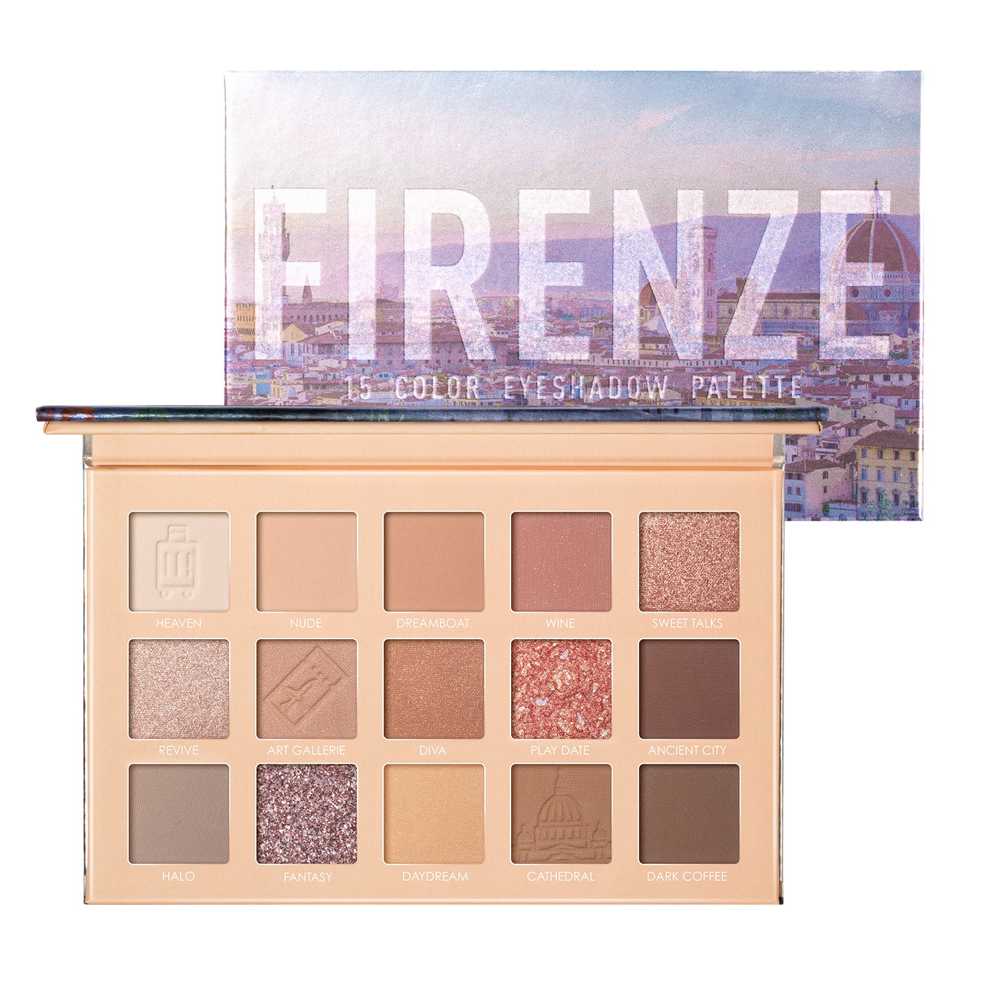 Focallure 15 Pan Eyeshadow 'Go travel ' Palette #8 Hi Firenze FA100