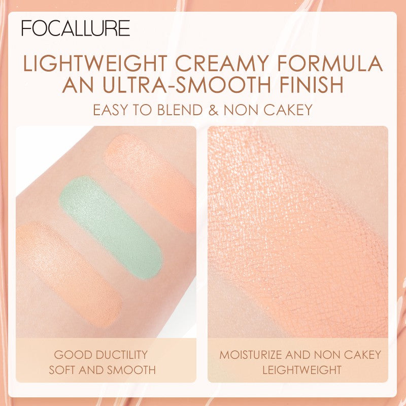 Focallure 5 Color Corrector Concealer Palette