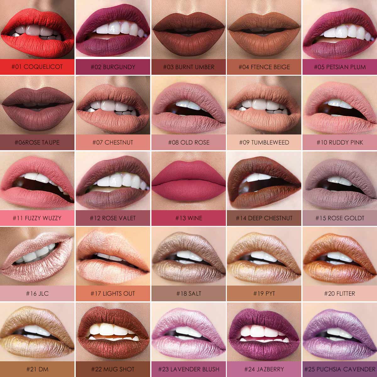 Focallure Ultra Matte Waterproof Liquid Lipstick - FA24 - Long wearing, smudge proof and waterproof