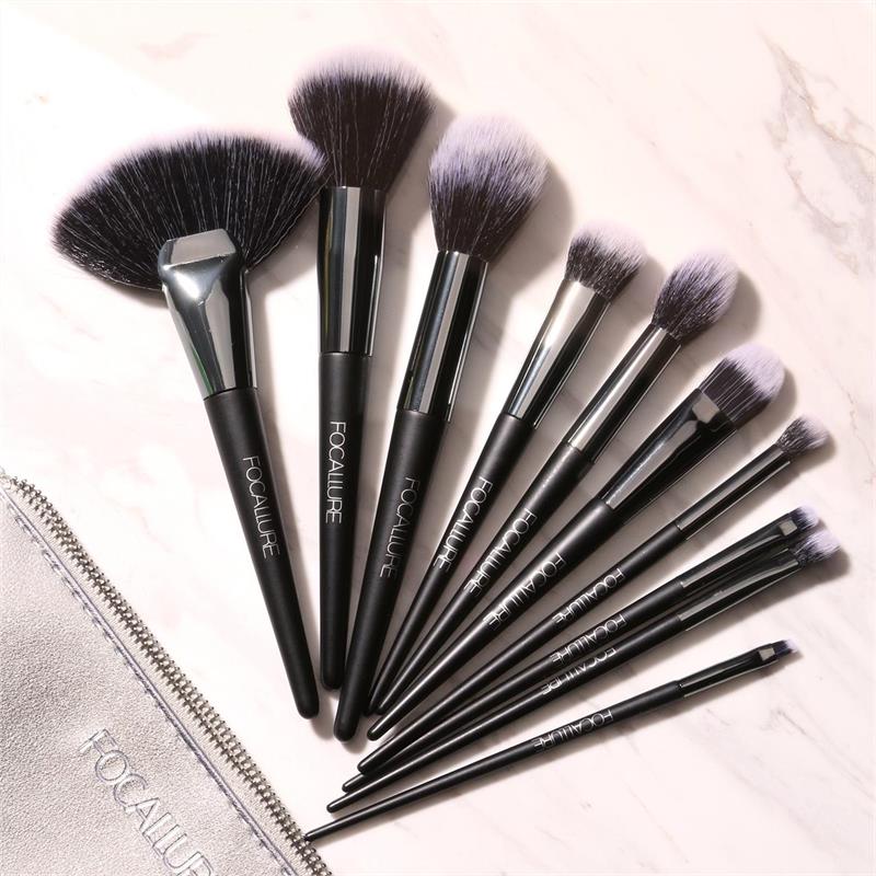 Focallure 10pcs Makeup Brush (with bag) FA70