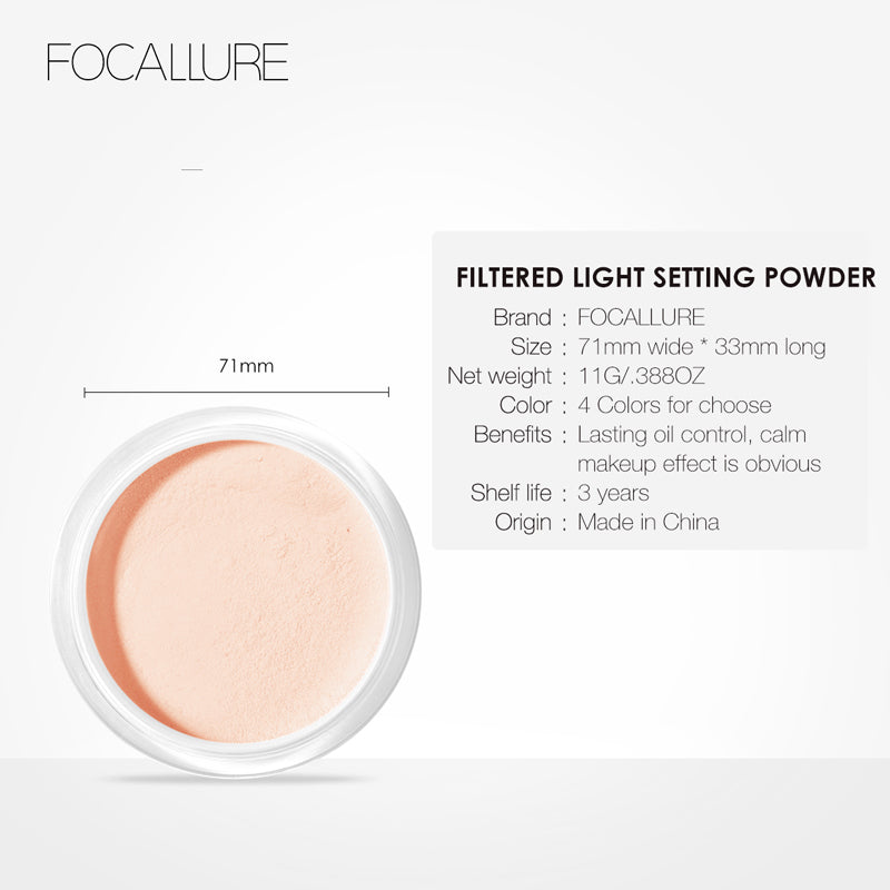 Focallure Flawless Filtered Light Setting Powder - FA68
