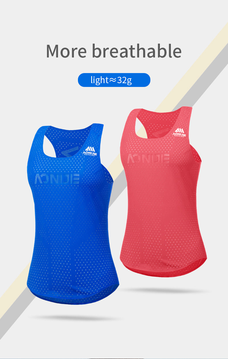 Aonijie FW6188 Quick Drying Running Singlet for Women- PINK