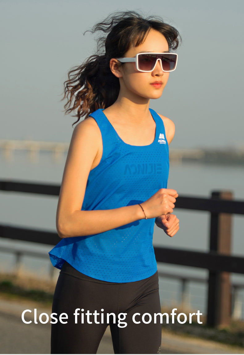 Aonijie FW6188 Quick Drying Running Singlet for Women- PINK