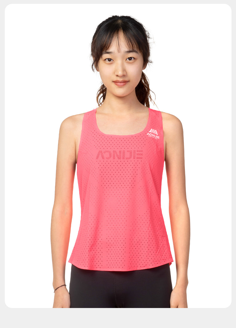 Aonijie FW6188 Quick Drying Running Singlet for Women- PINK