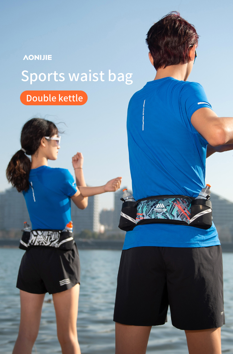 Aonijie W8125 SPORTS RUNNING BELT WAIST BAG - ORANGE