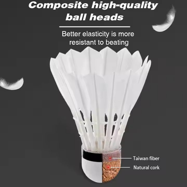 ALPSPORT 303 Goose Feather Badminton Shuttlecocks- 3pcs/Tube