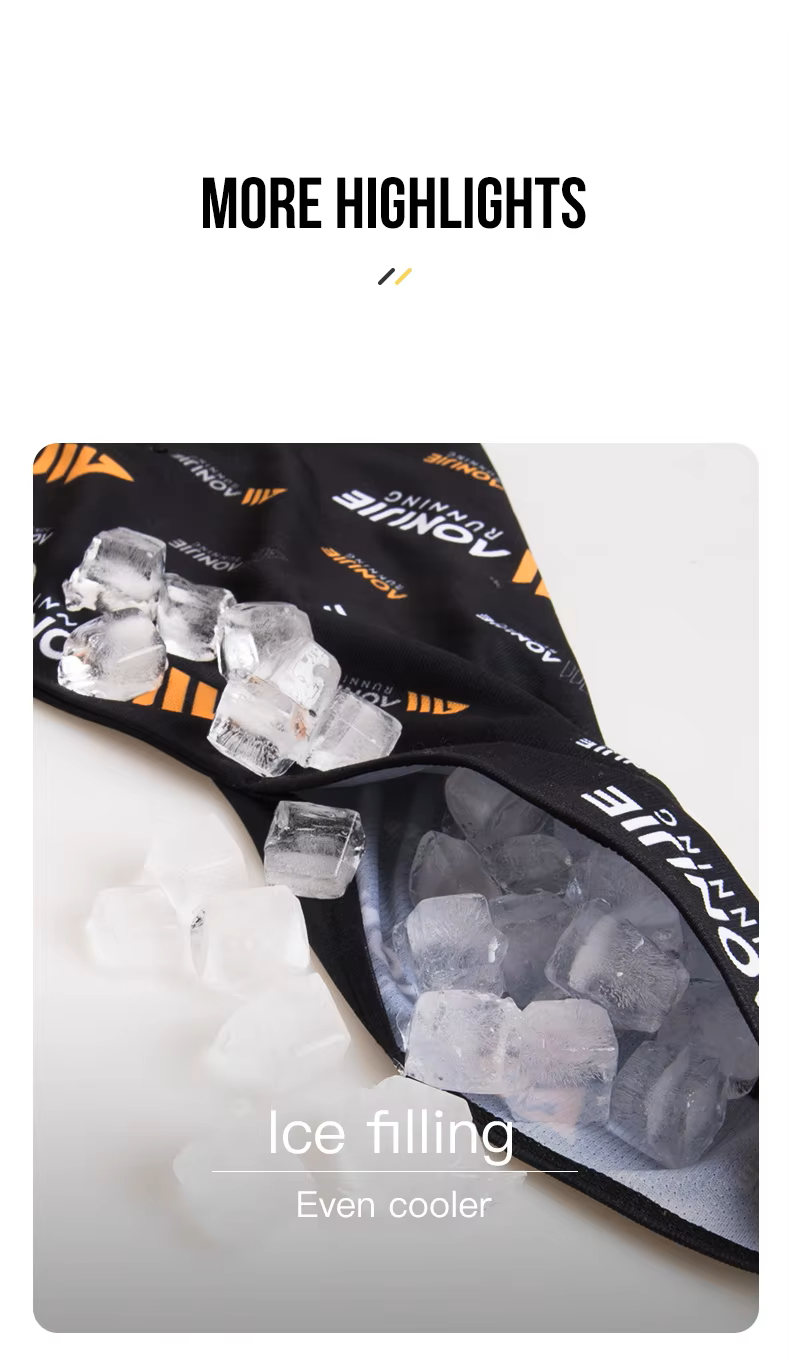 Aonijie E4427 Sports Ice Cooling Towel - White