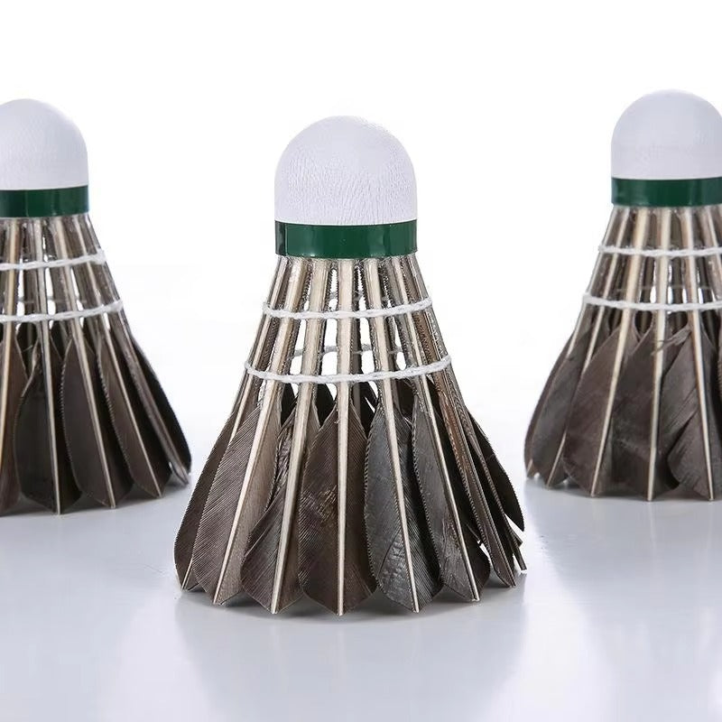ALPSPORT 806 12pcs/Tube BLACK Goose Feather Shuttlecocks