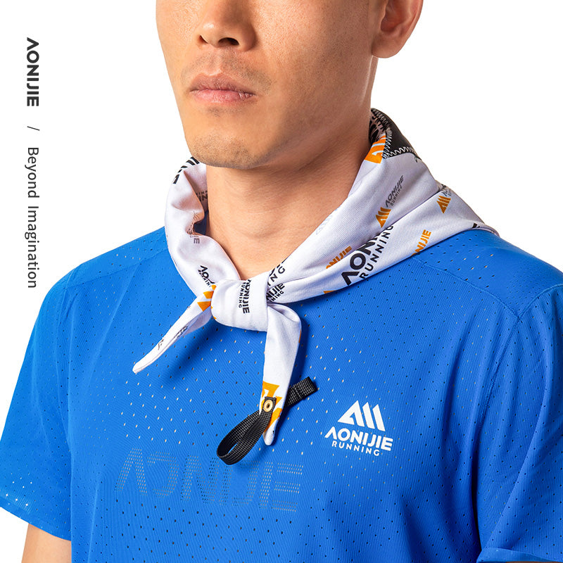 Aonijie E4427 Sports Ice Cooling Towel - White